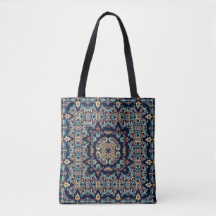 abstract decorative ethnic ornamental illustration tote bag