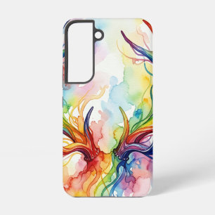 Abstract Deer Antler Rainbow Samsung Cases