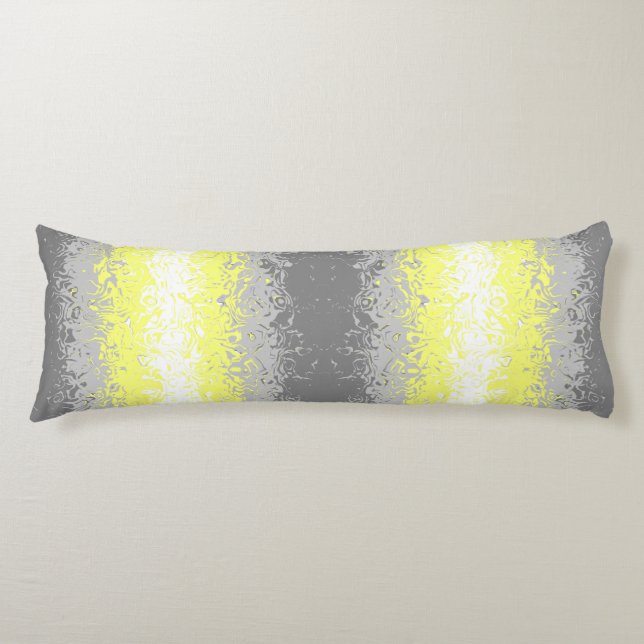 Abstract Demigender Pride Flag    Body Cushion (Front)