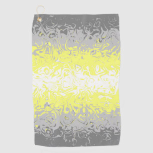 Abstract Demigender Pride Flag Golf Towel