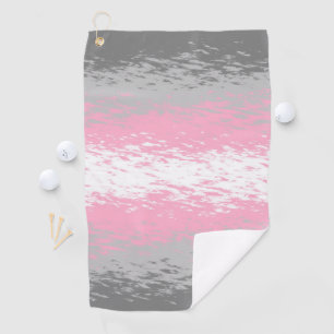Abstract Demigirl Pride Flag   Golf Towel