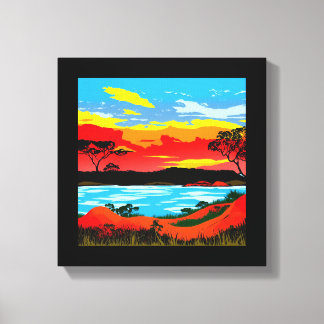 Abstract Desert Background #5  Canvas Print