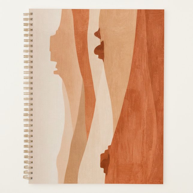Abstract Desert Horizon a Warm Minimal Landscape Planner (Front)
