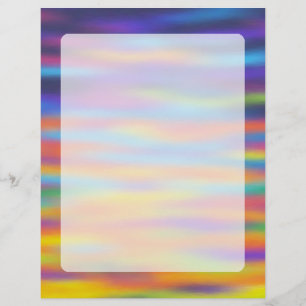 Abstract Desert Sunset Sky Artwork