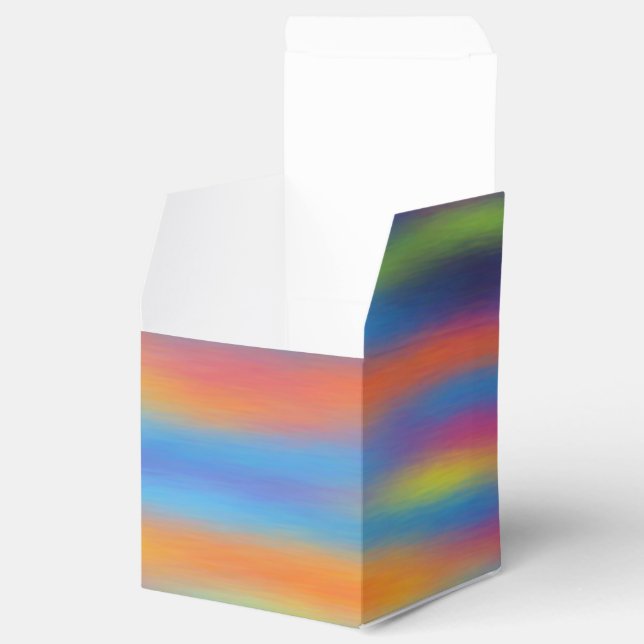 Abstract Desert Sunset Sky Artwork Favour Box (Opened)