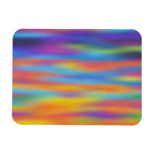 Abstract Desert Sunset Sky Artwork Magnet