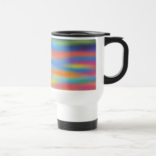 Abstract Desert Sunset Sky Artwork Travel Mug (Right)