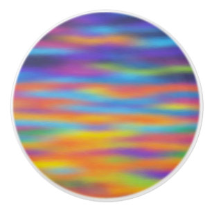 Abstract Desert Sunset Sky Ceramic Knob