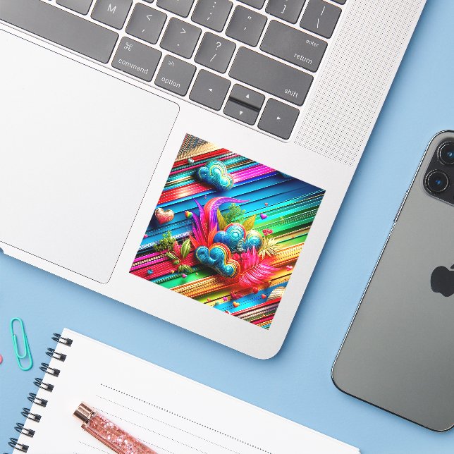 Abstract Design (Laptop w/ iPhone)