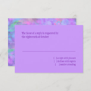 Abstract Design Bat Mitzvah RSVP