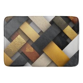 Abstract design bath mat