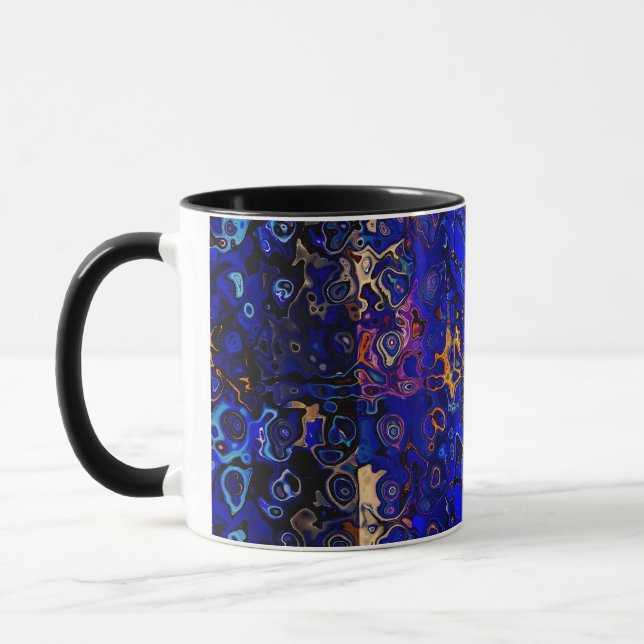 Abstract design coffee mug.  mug (Left)