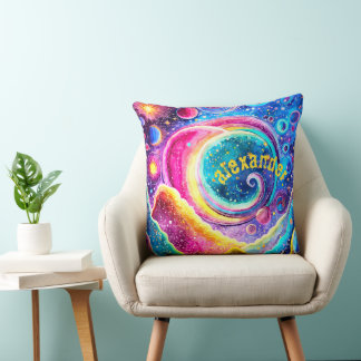 ABSTRACT DESIGN COSMIC ART CUSHION
