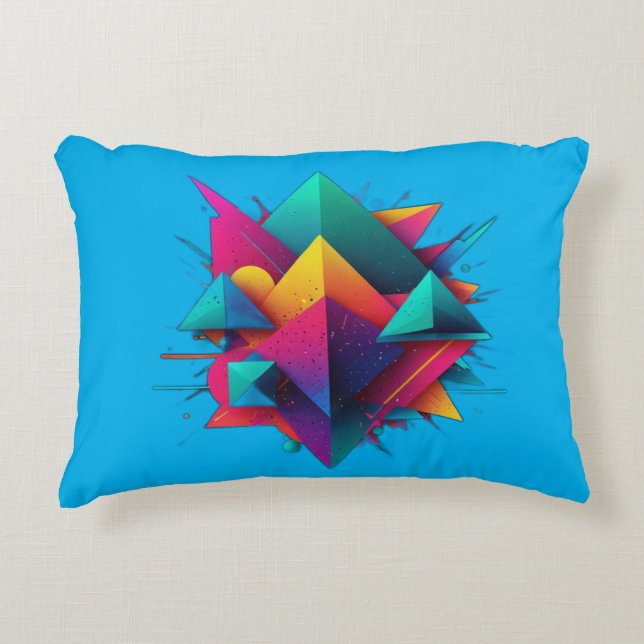 abstract design decorative cushion (Front)