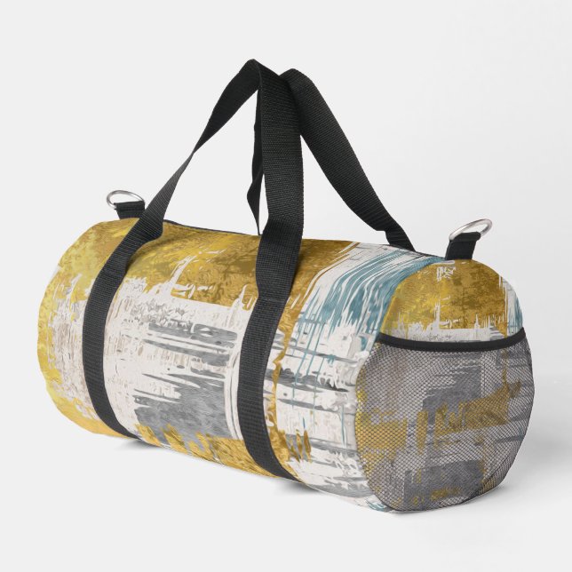 Abstract Design Duffel Bag (Right Corner)