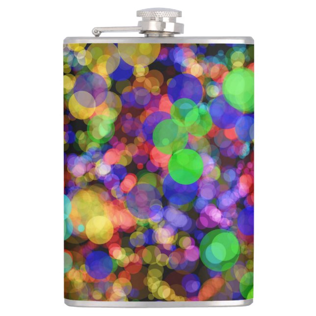 Abstract design hip flask (Front)