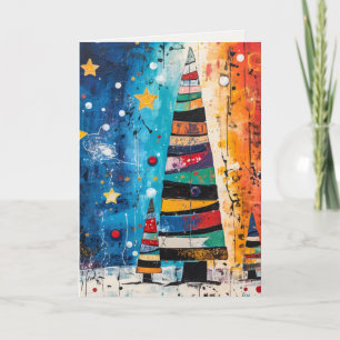 Abstract Design Holiday Cards