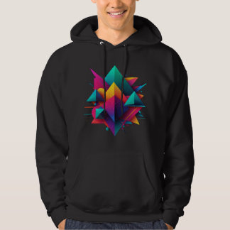 abstract design hoodie