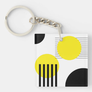Abstract design key ring