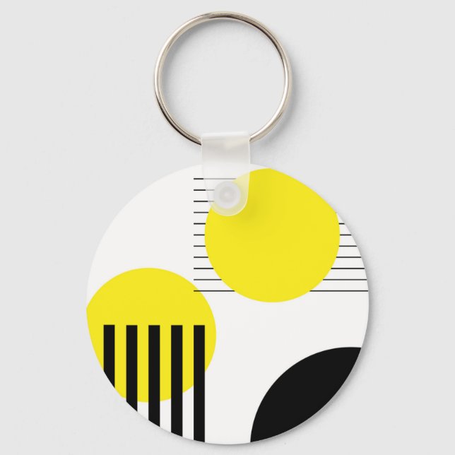 Abstract design key ring (Front)