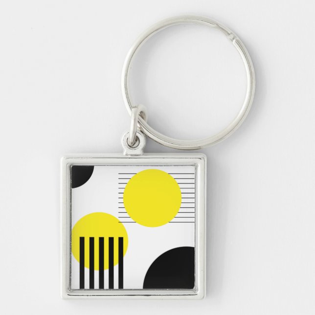 Abstract design key ring (Front)