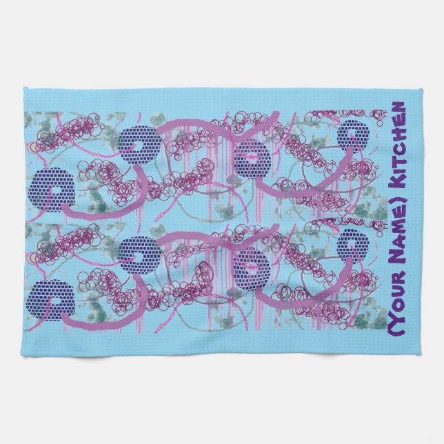 Abstract Design Kitchen Towel (Horizontal)