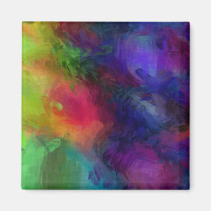 Abstract Design, Many Colours Magnet