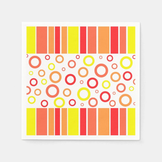 Abstract design napkin (Front)