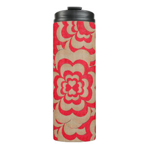 Abstract design of hearts. Valentines day backgrou Thermal Tumbler