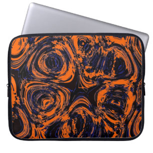 Abstract Design on Neoprene Laptop Sleeve 15 inch