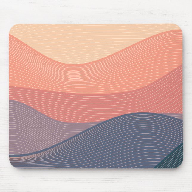 Abstract Design Patterns Mouse Pad (Front)