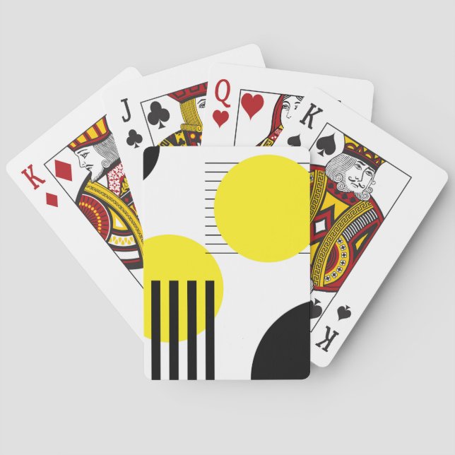 Abstract design playing cards (Back)