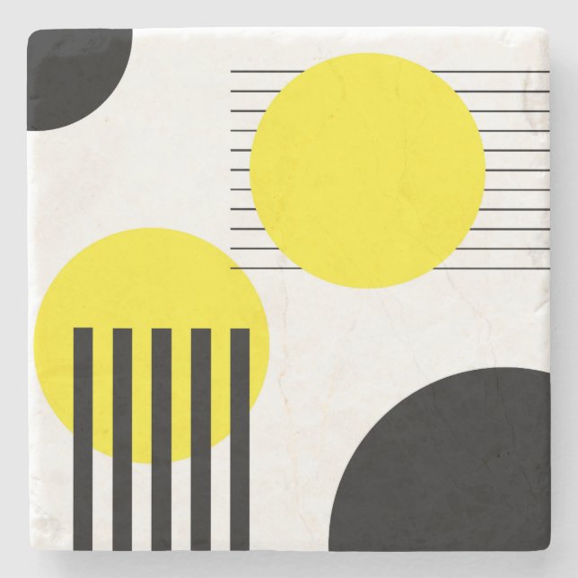 Abstract design stone coaster (Front)