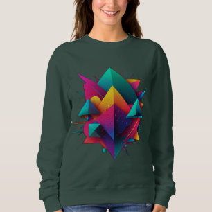 abstract design sweatshirt