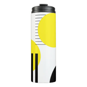 Abstract design thermal tumbler