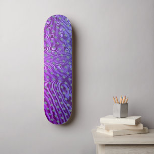 Abstract Design Wall Art Skateboard