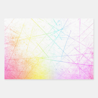 Abstract design wrapping paper sheet