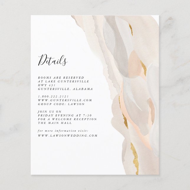 Abstract Details Card | Budget (Front)