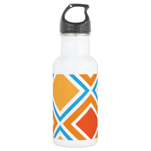 Abstract diamond geometrical 532 ml water bottle