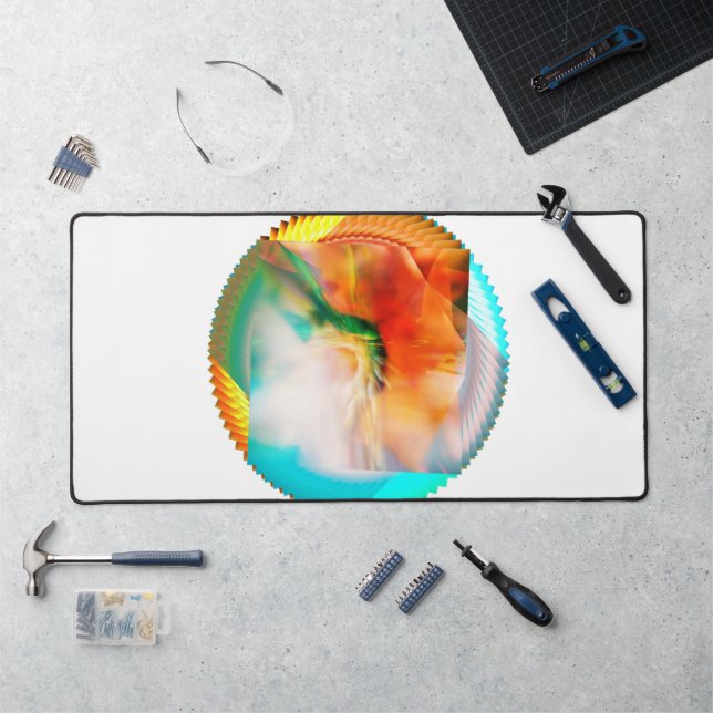 Abstract Digital Art Desk Mat (Workstation)