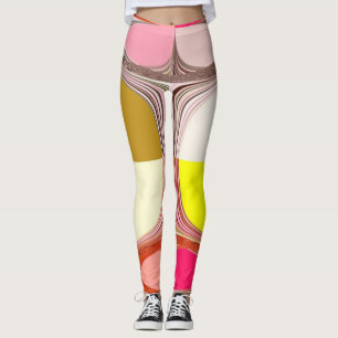 abstract digital artwork leggings