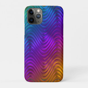 Abstract Digital Waves Acid Psychedelic Design Case-Mate iPhone Case