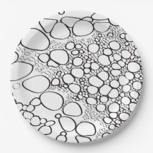 Abstract digital work 10 paper plate