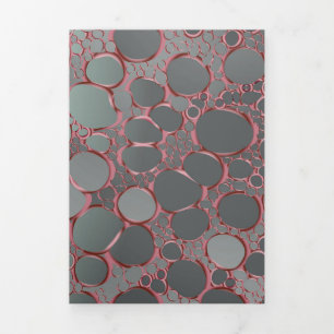 Abstract digital work 3 Tri-Fold holiday card