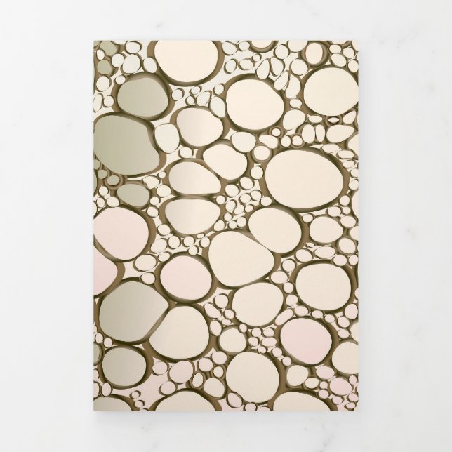 Abstract digital work 5 Tri-Fold holiday card (Cover)