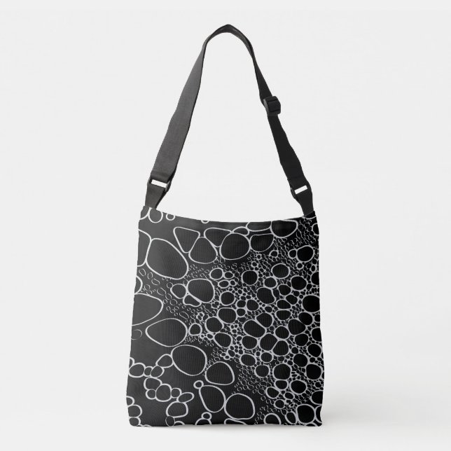 Abstract digital work 7 crossbody bag (Front)