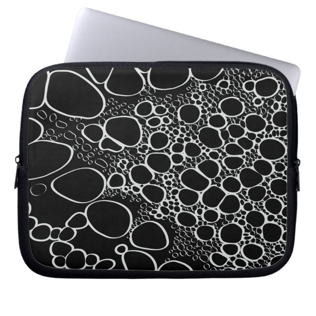 Abstract digital work 7 laptop sleeve (Front)