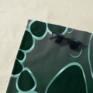 Abstract digital work 9 beach towel