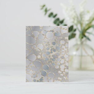 Abstract digital work holiday postcard