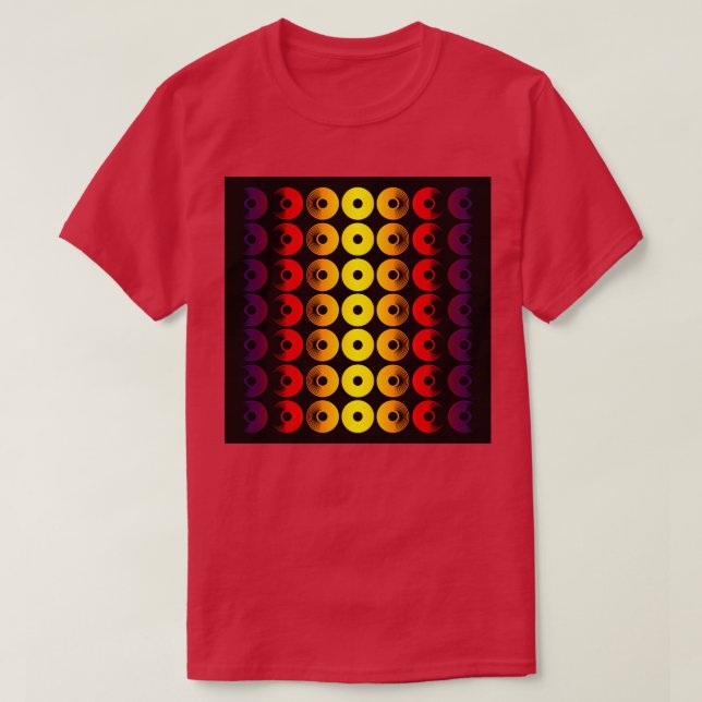 Abstract Discs of Pottery T-Shirt (Design Front)